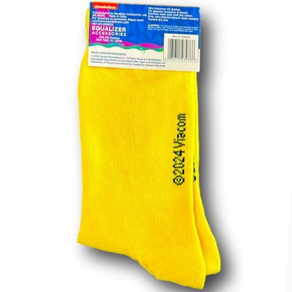 Mens SpongeBob SquarePants Socks - Picture 3 of 4